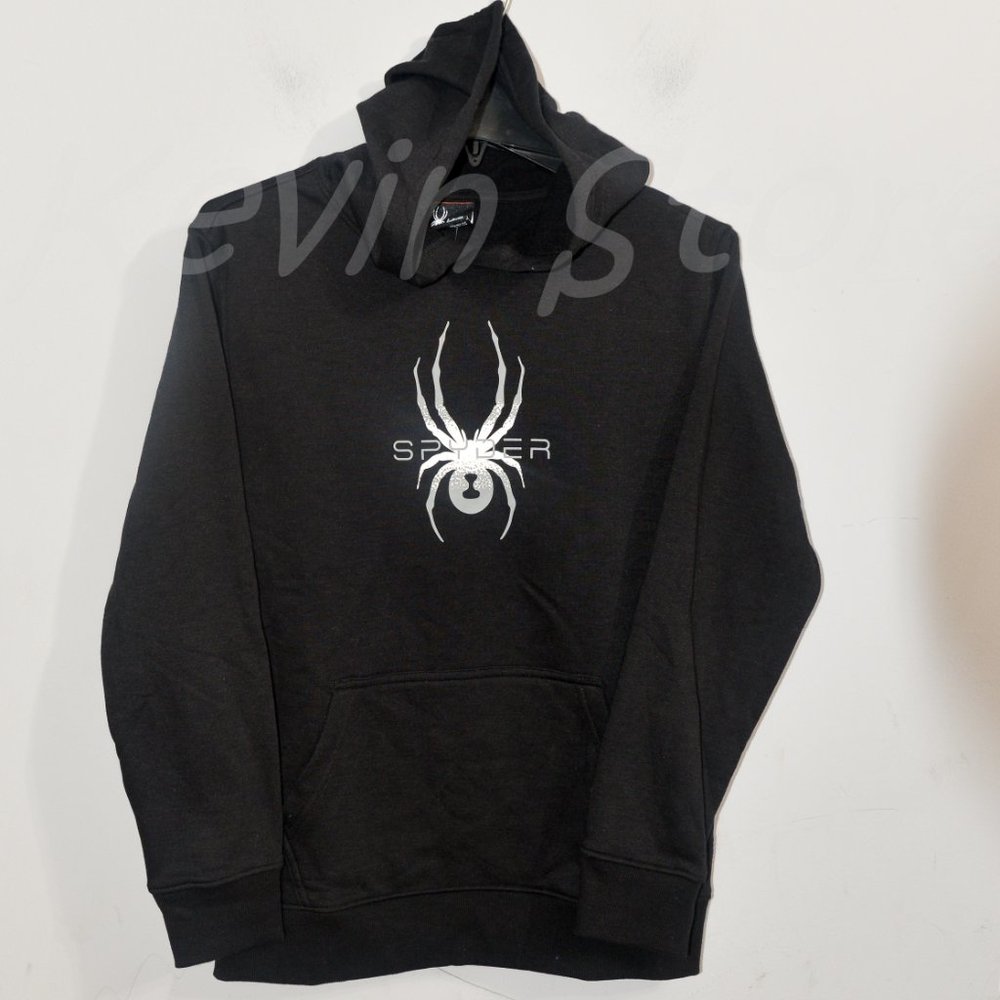 Spyder boys youth hoodie Black - Picture 2 of 8
